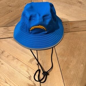New Era Los Angeles LA Chargers NFL Bucket Hat with Chin Cord